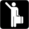 Arriving Flights Sign Clip Art